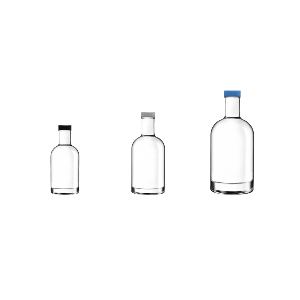 Wat zijn de verschillende drukposities op een fles?